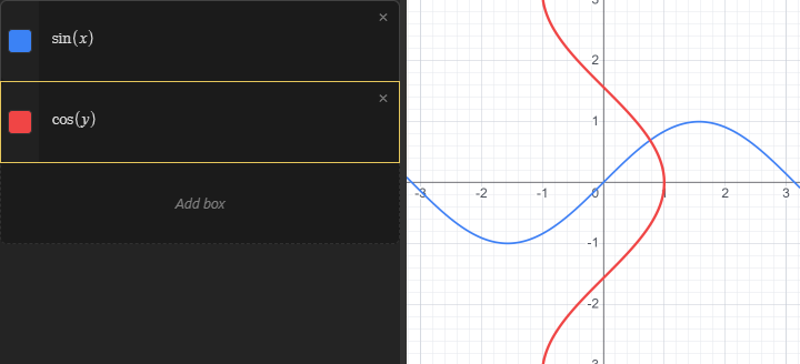 Screenshot of the calculator showing the result of the steps described above