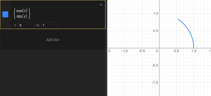 Recording of the calculator performing the steps described above