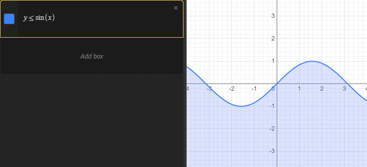 Recording of the calculator performing the steps described above